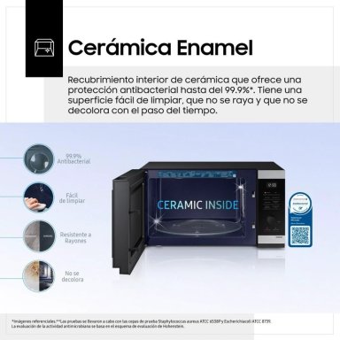 MICROONDAS SAMSUNG 23L MS23DG4504AGPE CHEF ACERO INOXIDABLE - 7
