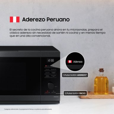 HORNO MICROONDAS CHEFF SAMSUNG 32L MG32DG4524AGPE CON DORADOR - 7