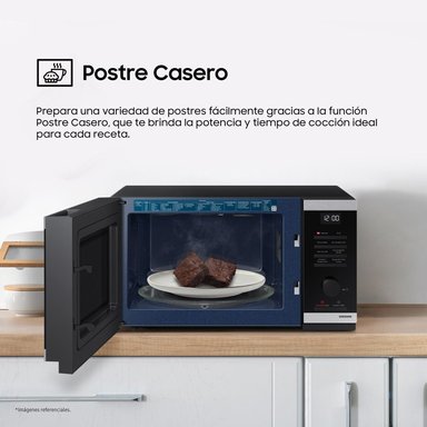HORNO MICROONDAS CHEFF SAMSUNG 23L MG23DG4524ATPE CON DORADOR - 6