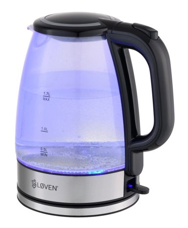 HERVIDOR ELÉCTRICO LOVEN 1.7 LITROS GLASSKEDER - 2