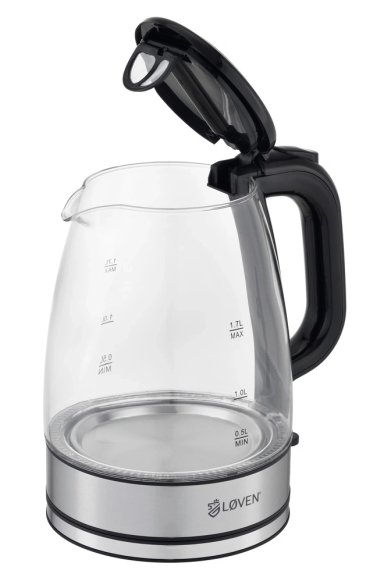 HERVIDOR ELÉCTRICO LOVEN 1.7 LITROS GLASSKEDER - 3