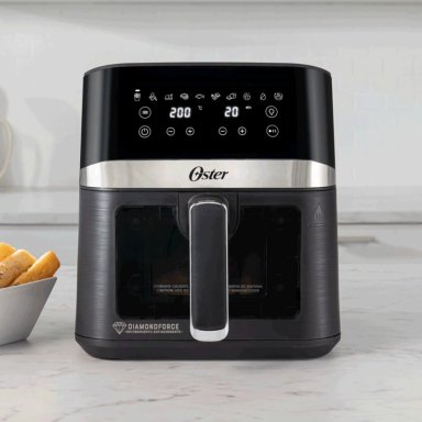 FREIDORA DE AIRE OSTER 4L DIGITAL CON RECUBRIMIENTO DIAMONDFORCE CON VENTANA Y LUZ INTERNA 10 PROGRAMAS CKSTAF40WDDF - 9