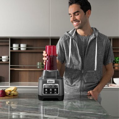 LICUADORA OSTER PROFESIONAL XTREME MIX CON IBLEND Y MAX CRUSH CON TECNOLOGÍA REVERSIBLE + VASO BLEND-N-GO BLSTXPG-BGW - 12