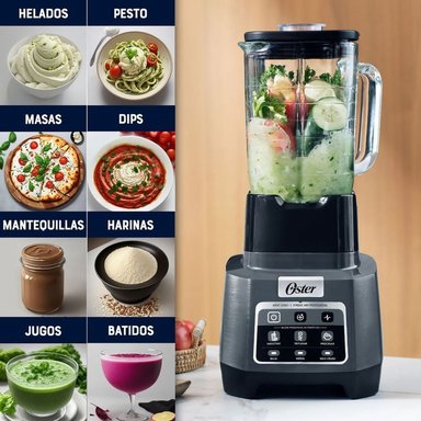 LICUADORA OSTER PROFESIONAL XTREME MIX CON IBLEND Y MAX CRUSH CON TECNOLOGÍA REVERSIBLE + VASO BLEND-N-GO BLSTXPG-BGW - 10
