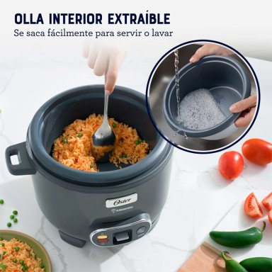 ARROCERA 3 EN 1 OSTER FUNCIÓN SOFRITO VAPORERA RECUBRIMIENTO ANTIADHERENTE 1.8L CKSTRC10DFSKE - 8