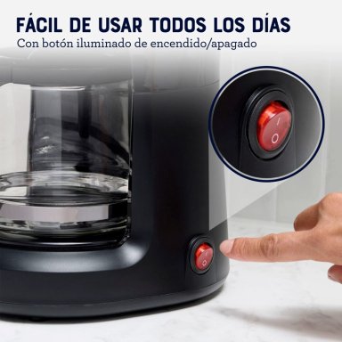 CAFETERA OSTER 5 TZS CON FILTRO REUTILIZABLE NEGRA BVSTDCS51B OSTER - 5