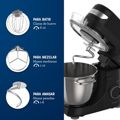 BATIDORA PLANETARIA 12 VELOCIDADES CON TAZÓN DE ACERO INOXIDABLE 4LTS 850W FPSTSMPL2B OSTER - 4