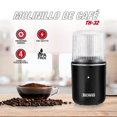 MOLINILLO ELÉCTRICO DE CAFÉ THOMAS TH-32 - 5