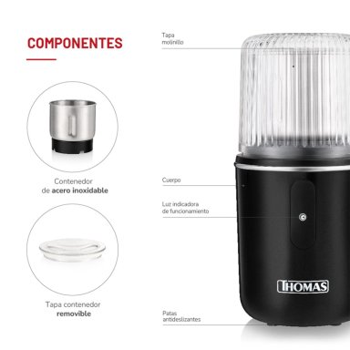 MOLINILLO ELÉCTRICO DE CAFÉ THOMAS TH-32 - 8
