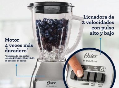 LICUADORA OSTER DEAL NIQUELADA 550W BLSTKAG-NPB-053 - 2