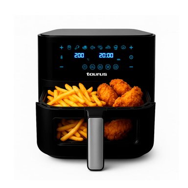 FREIDORA DE AIRE TAURUS 8 LT DIGITAL AERO CRISPY - 2