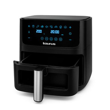 FREIDORA DE AIRE TAURUS 8 LT DIGITAL AERO CRISPY - 4
