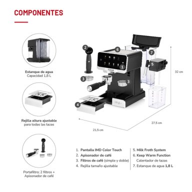 CAFETERA THOMAS EXPRESSO/CÁPSULA TH-165DEL - 6