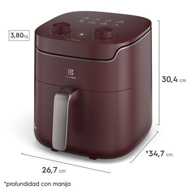 FREIDORA AIRE ELECTROLUX 4L MANUAL EAF41 - 2
