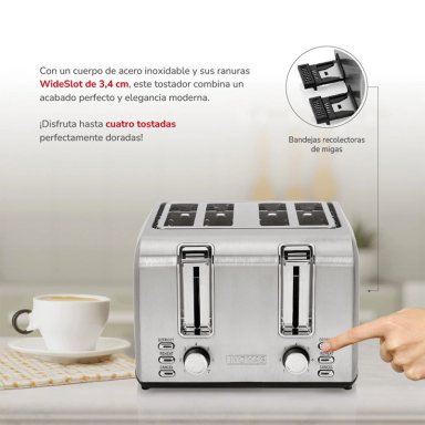TOSTADOR THOMAS 4 REBANADAS TH-133I - 6