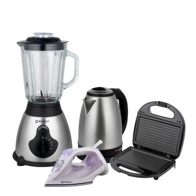 COMBO IMACO LICUADORA + HERVIDOR + PLANCHA + SANDWICHERA