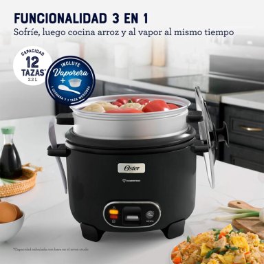 OLLA ARROCERA OSTER 3 EN 1 2.2 L CKSTRC12DFBLK - 7