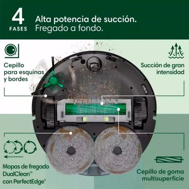 ASPIRADORA Y TREAPEADOR ROBOT IROBOT INALÁMBRICO ROOMBA COMBO 505 - 3