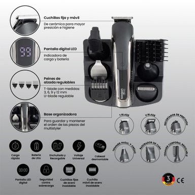 CORTADORA DE CABELLO SIEGEN SG-8555 - 15