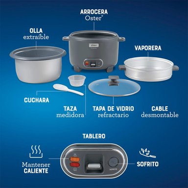 OLLA ARROCERA OSTER 2.8L CKSTRC15DFSKE - 8