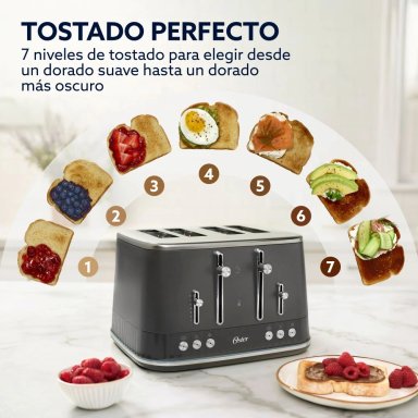 TOSTADOR 4 REBANADAS OSTER GRAPHITE BS TSSTMNGR4S - 3
