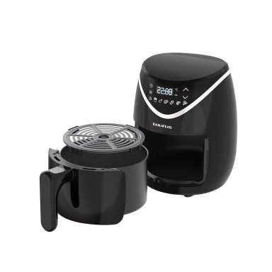 COMBO TAURUS LICUADORA ELITE 1600W + FREIDORA DE AIRE 2.6L BLACK FRYER II - 10