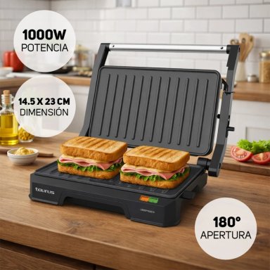 COMBO TAURUS CAFETERA SICILIA + SANDWICHERA CRISPY&CO II - 3
