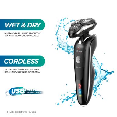 MÁQUINA AFEITADORA GAMA WET & DRY GSH 1527 SPORT - 3
