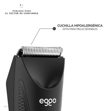 MÁQUINA AFEITADORA GAMA INTIMA MASCULINA EGGO - 2
