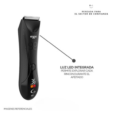 MÁQUINA AFEITADORA GAMA INTIMA MASCULINA EGGO - 4