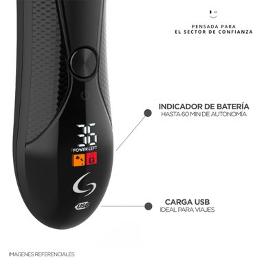 MÁQUINA AFEITADORA GAMA INTIMA MASCULINA EGGO - 6