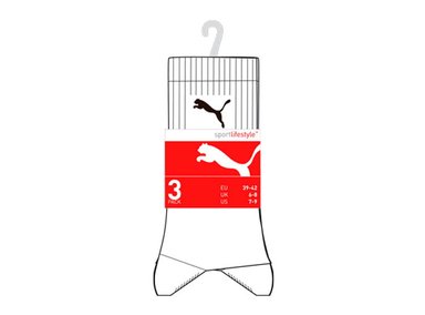MEDIAS  UNISEX PUMA PACK 03 S 880355 02 ALGODÓN MULTICOLOR - 4