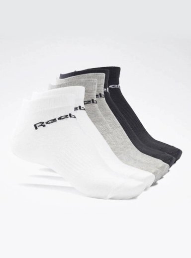 MEDIAS DEPORTIVAS UNISEX REEBOK GH8165 CORTE BAJO ACTIVE CORE 6 PARES MULTICOLOR - 3 PACK - 1