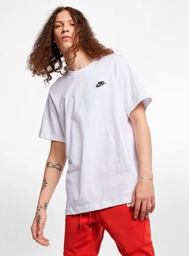POLO HOMBRE NIKE SPORTWEAR CLUB TEE AR4997-101 BLANCO