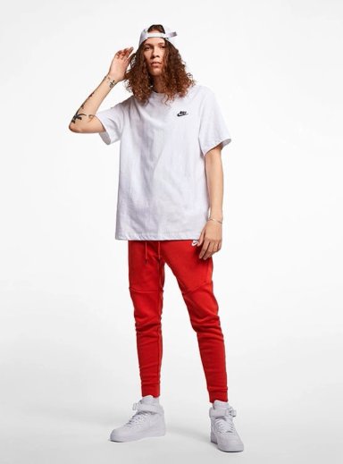 POLO HOMBRE NIKE SPORTWEAR CLUB TEE AR4997-101 BLANCO - 3