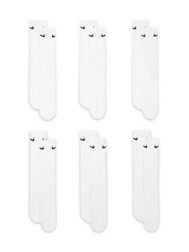 MEDIAS NIKE PACK 6 EVERYDAY CUSH CREW BLANCO - 3