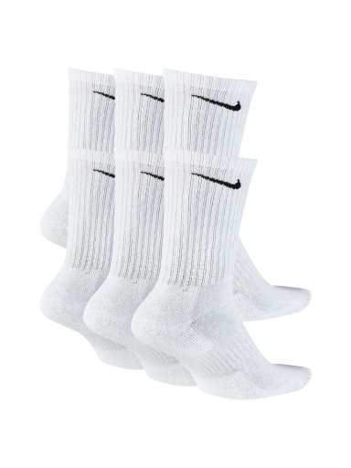 MEDIAS NIKE PACK 6 EVERYDAY CUSH CREW BLANCO - 2