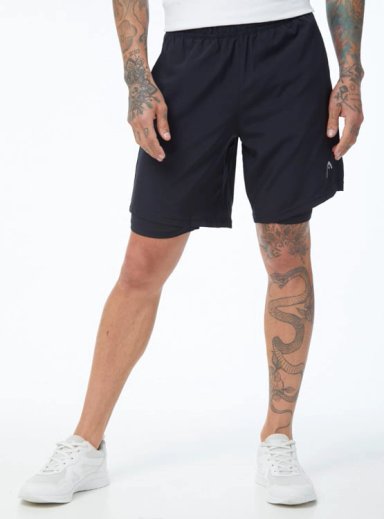 SHORT PLAIN WEAVE LINING HEAD 2 EN 1 NEGRO