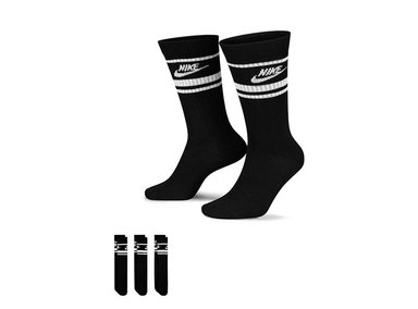 MEDIAS DEPORTIVAS UNISEX NIKE DX5089-010 U NK NSW EVERYDAY ESSENTIAL CR NEGRO - 3 PACK