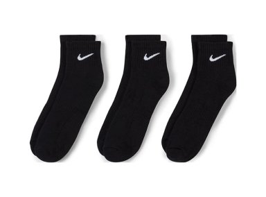 3 PACK MEDIAS DEPORTIVAS UNISEX NIKE NEGRO - 3