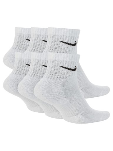 MEDIAS NIKE PACK 6 EVERYDAY CUSH ANKLE BLANCO - 2