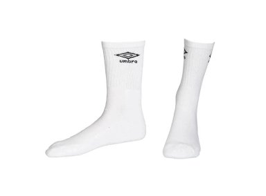 PACK 3 MEDIAS UMBRO CREW BLANCO