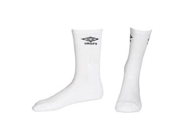 PACK 3 MEDIAS UMBRO CREW BLANCO - 1