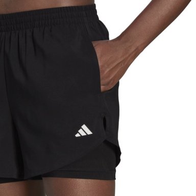 SHORTS ENTRENAMIENTO MUJER ADIDAS AEROREADY MINIMAL DOS EN UNO - 3