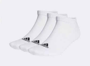 PACK 3 MEDIAS TALONERAS UNISEX ADIDAS CUSHIONED