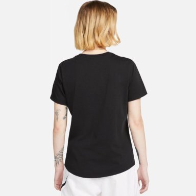 CAMISETA DEPORTIVA MUJER NIKE DX7902-010 MANGA CORTA W NSW TEE CLUB ALGODÓN NEGRO - 2