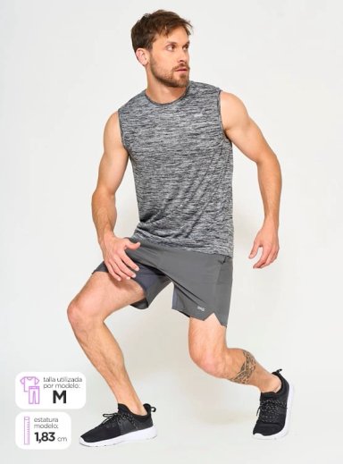 SHORT DEPORTIVO HOMBRE REVUP HAVE GRIS