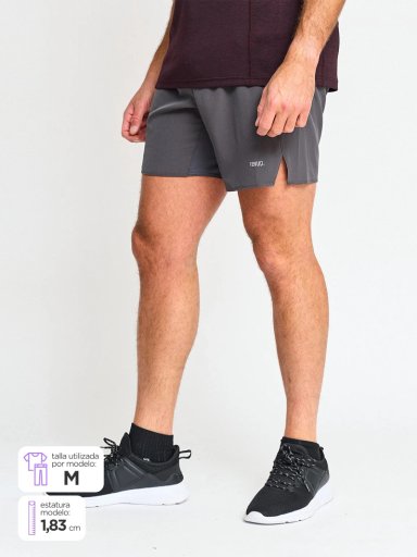 SHORT DEPORTIVO HOMBRE REVUP GATO GRIS