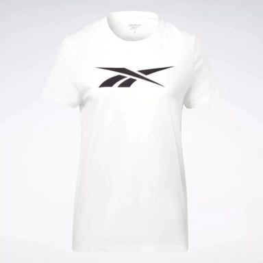 POLO DEPORTIVO MUJER REEBOK VECTOR GRAPHIC TEE ALGODÓN BLANCO - 4
