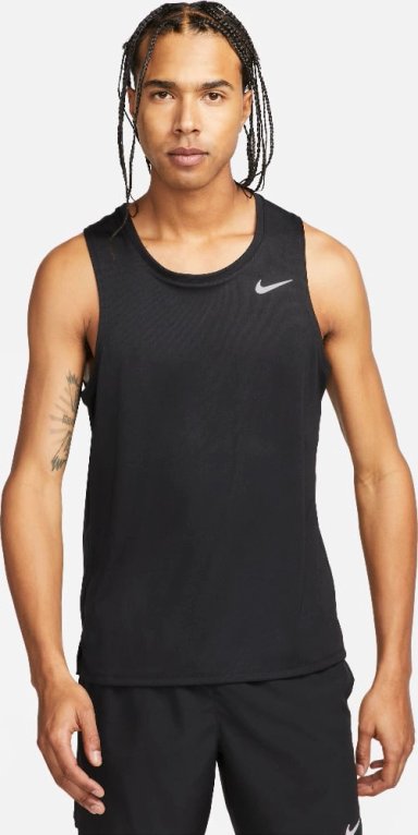 POLO BVD DEPORTIVO HOMBRE NIKE DV9321-010 M DF MILER TA NEGRO